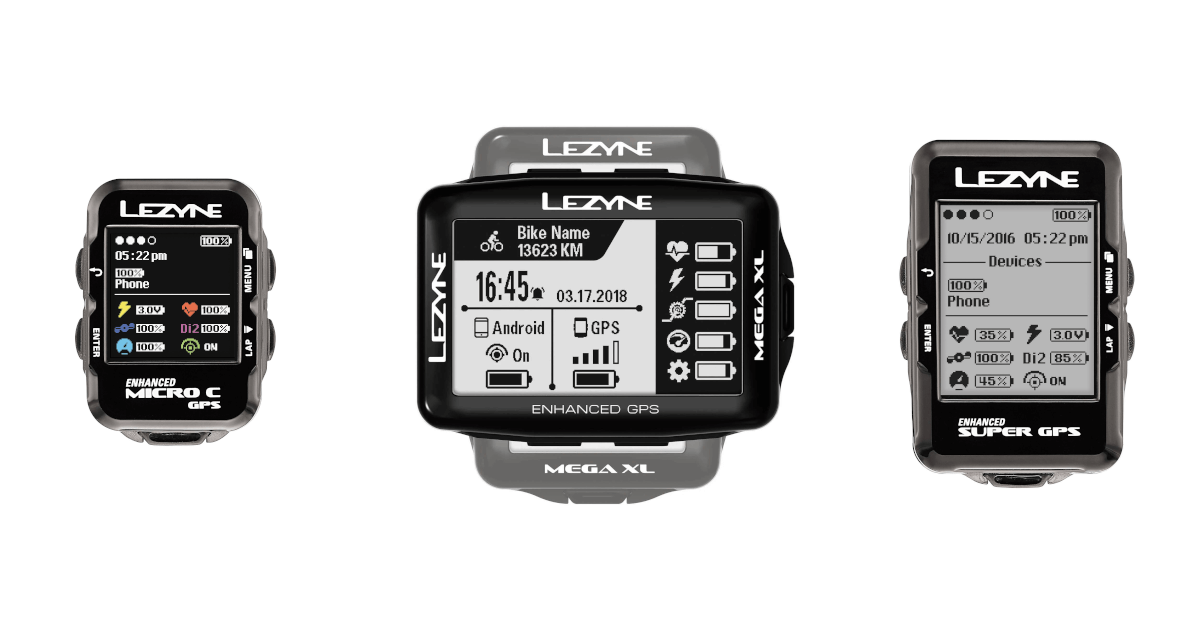 LEZYNE（レザイン）のサイクルコンピュータを機能で徹底比較