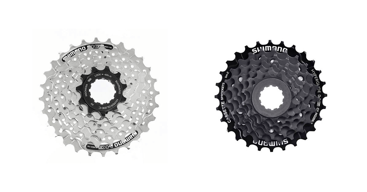 Succesvol Bijproduct Aankondiging Types and Differences of Shimano 7-Speed Sprockets | cyclabo