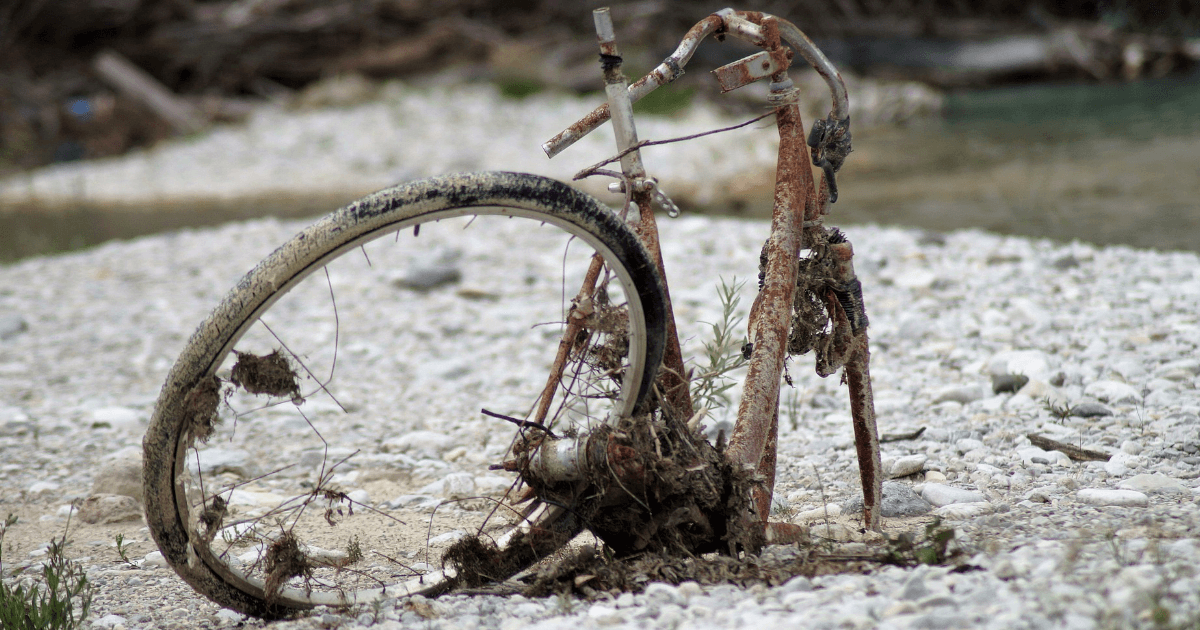 自転車　ジャンク